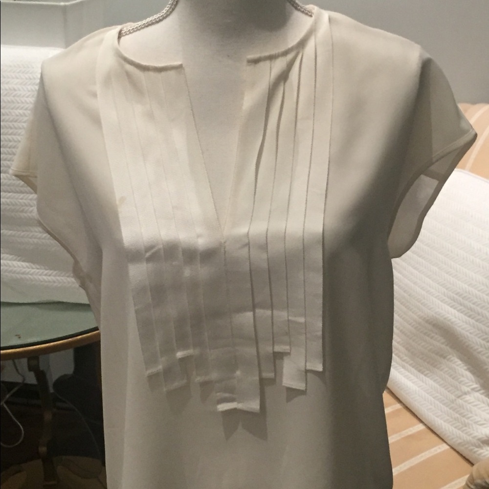 Jcrew blouse with grosgrain detail